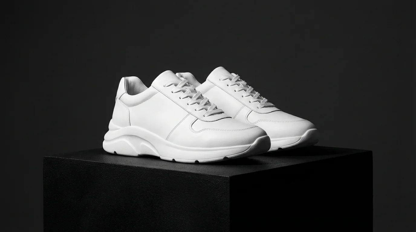 AI-generated sneakers product photo — front view